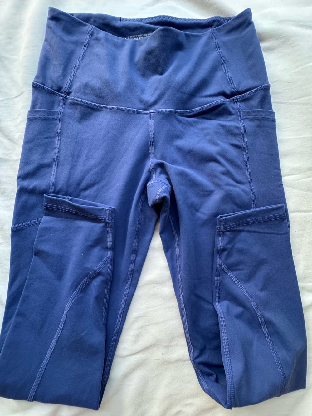 Victoria's Secret Purple-Blue Kids Performance Leggings with Side Pockets